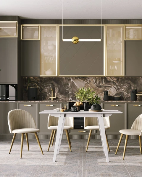 Купить Стол обеденный GUDI 120*75 белый по низкой цене