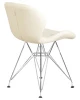 Купить Стул обеденный DOBRIN BUTTERFLY CHROME, ножки хром, цвет кремовый по низкой цене