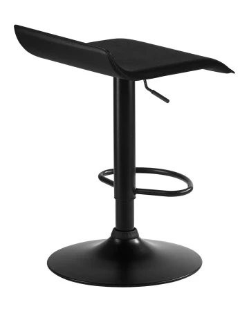 Купить Стул барный DOBRIN TOMMY BLACK, чёрный по выгодной цене для кафе, ресторанов и кухни