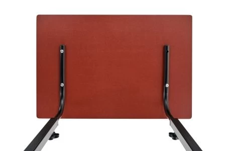 Купить Стол многофункциональный на колесах, 60x40 см, «РОЛЛ», 2 ножки, регул.высота, мдф, металл, тёмн. дерево, черный по низкой цене