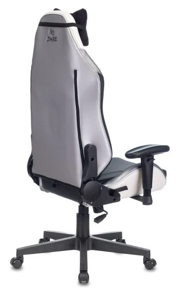 Кресло игровое Zombie HERO QUEEN PRO черный/белый искусственная кожа с подголов. крестовина пластик