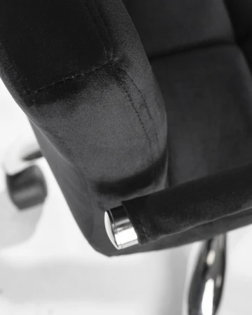 Офисные кресла - Офисное кресло для персонала DOBRIN TERRY, черный велюр (MJ9-101)