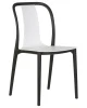 Купить Набор 4 шт Стул обеденный DOBRIN ADAM, черный/белый в интернет-магазине КупиКресла.ру