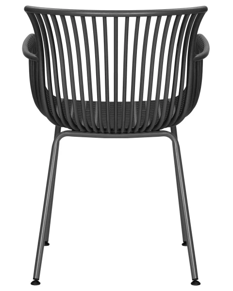 Купить Стул обеденный DOBRIN ROSS, темно-серый (GR-04) без подушки по низкой цене