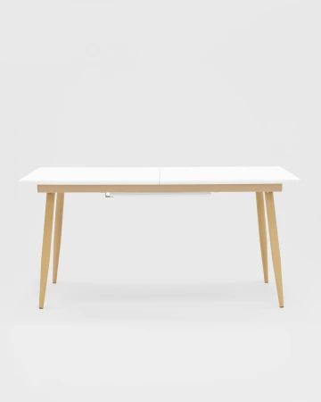 Купить Стол обеденный Стокгольм раскладной 160-220*90 белый по низкой цене