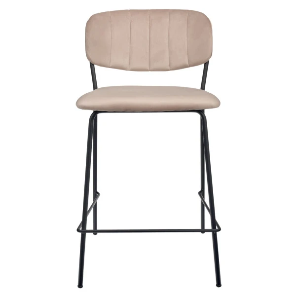 Купить Комплект из 2-х стульев полубарных Carol латте по низкой цене