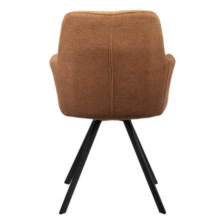 Купить Стул Grant терракотовый шенил на поворотном механизме по низкой цене