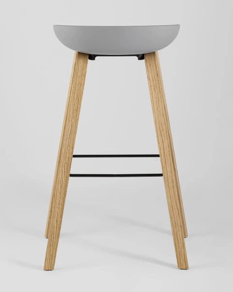 Стул барный LIBRA СЕРЫЙ для кафе, ресторанов и кухни