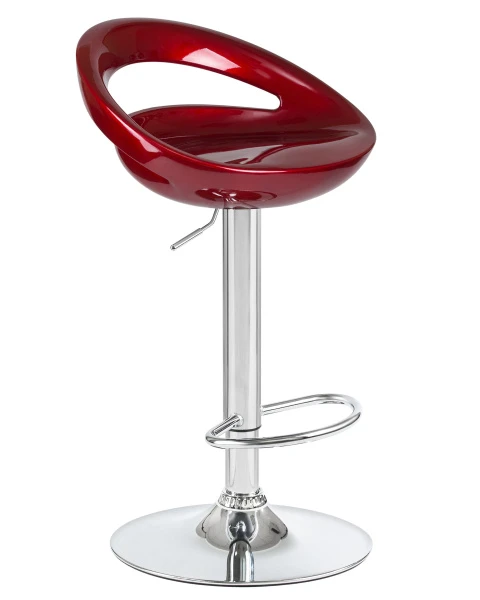 Купить Набор 2 шт Стул барный DOBRIN DISCO, бордовый металлик по низкой цене