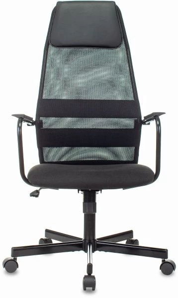 Кресло Бюрократ KB-5M черный TW-01 3C11 сетка/ткань с подголов. крестов. металл черный | Купить в КупиКресла.ру