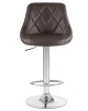 Купить Стул барный DOBRIN LOGAN, коричневый по выгодной цене для кафе, ресторанов и кухни