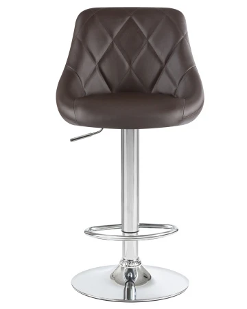 Купить Стул барный DOBRIN LOGAN, коричневый по выгодной цене для кафе, ресторанов и кухни