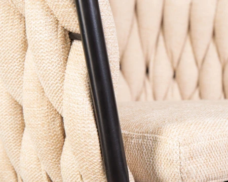 Купить Стул обеденный DOBRIN MATILDA, бежевая ткань (LAR 275-1) в интернет-магазине КупиКресла.ру