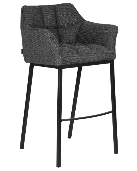 Купить Набор 2 шт Стул барный DOBRIN LUCAS, серая ткань (F-22) по низкой цене