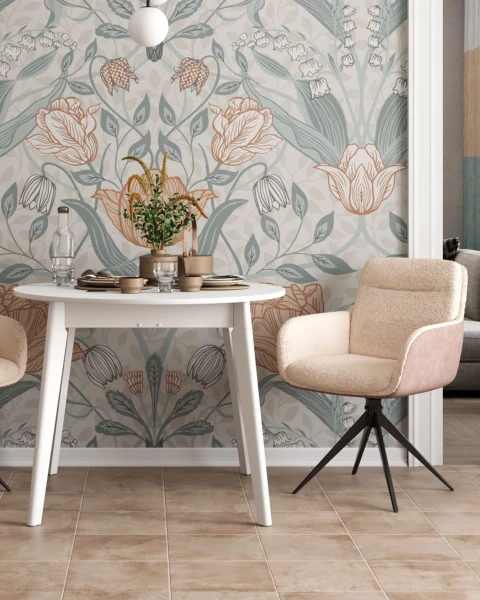 Купить Стол Rondo 100-135*100 белый по низкой цене