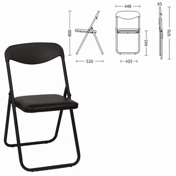 Офисный стул Джек JACK black Nowystyl (Искусственная кожа V 14 черный)