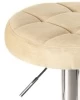 Купить Табурет барный DOBRIN BRUNO, бежевый велюр (MJ9-10) по выгодной цене для кафе, ресторанов и кухни