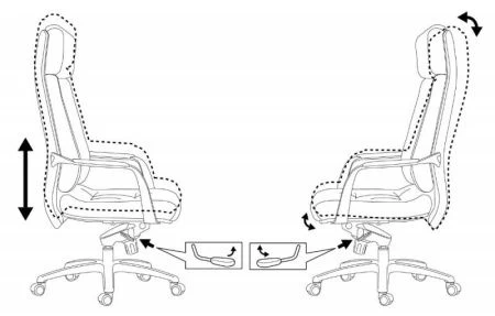 Кресла руководителя - Кресло руководителя Бюрократ _DAO коричневый кожа крестовина алюминий