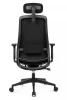 Эргономичные кресла - Кресло Miro 6249A Черный пластик/Черный