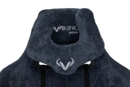 Кресла для геймеров - Кресло игровое Zombie VIKING KNIGHT Fabric синий Light-27 с подголов. крестовина металл