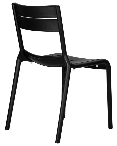 Купить Набор 4 шт Стул обеденный DOBRIN TIM, черный (B-03) по низкой цене