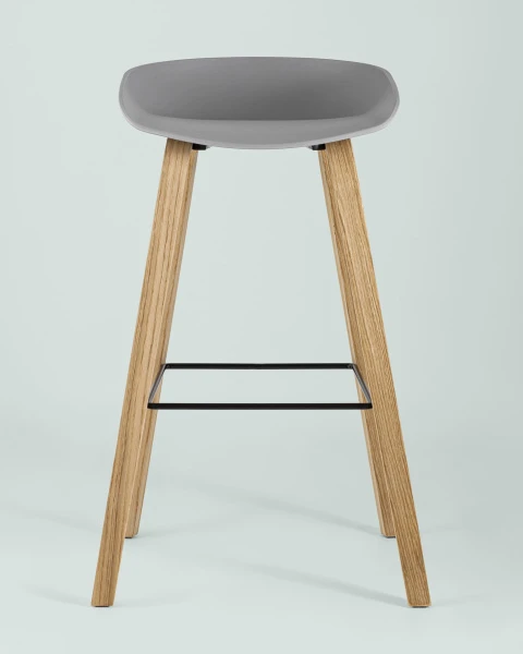 Стул барный LIBRA СЕРЫЙ для кафе, ресторанов и кухни