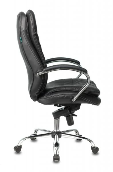 Кресло руководителя Бюрократ T-9950 черный кожа крестовина металл хром | Купить в КупиКресла.ру