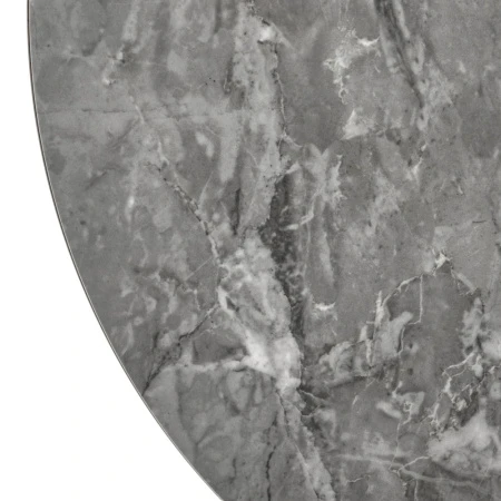 Купить Кофейный столик Vision диам.40см x 54см, металл под дерево, керамика по низкой цене