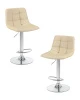 Набор 2 шт Стул барный DOBRIN TAILOR, кремовый