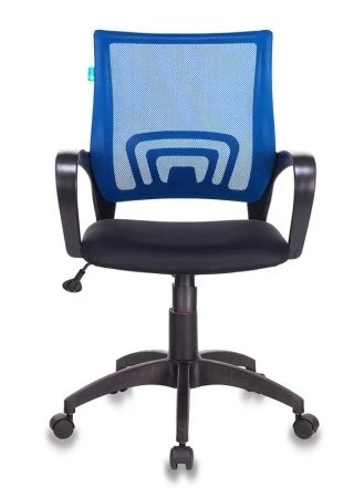 Офисные кресла - Кресло Бюрократ CH-695N синий TW-05 сиденье черный TW-11 сетка/ткань крестовина пластик
