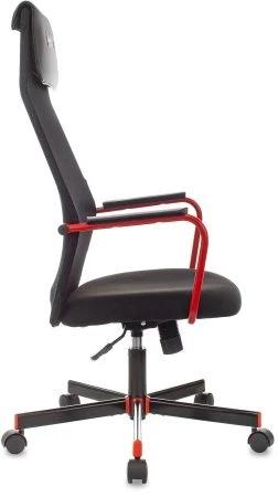 Кресла для геймеров - Кресло игровое Zombie One черный TW-01 3C11 сетка/ткань с подголов. крестов. металл