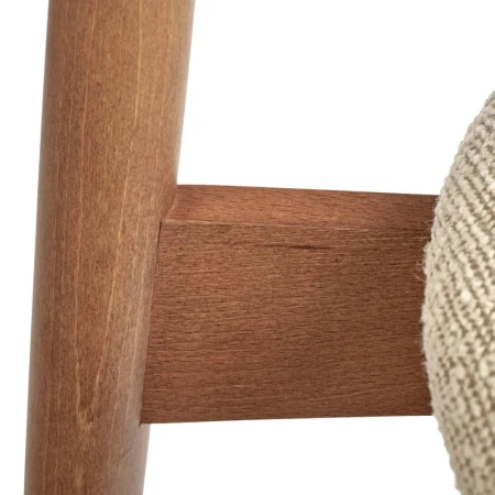 Купить Стул Lucas латте букле с ножками цвета орех по низкой цене