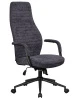 Кресла руководителя - Офисное кресло для руководителей DOBRIN LOKI, антрацит (VRH230-01)