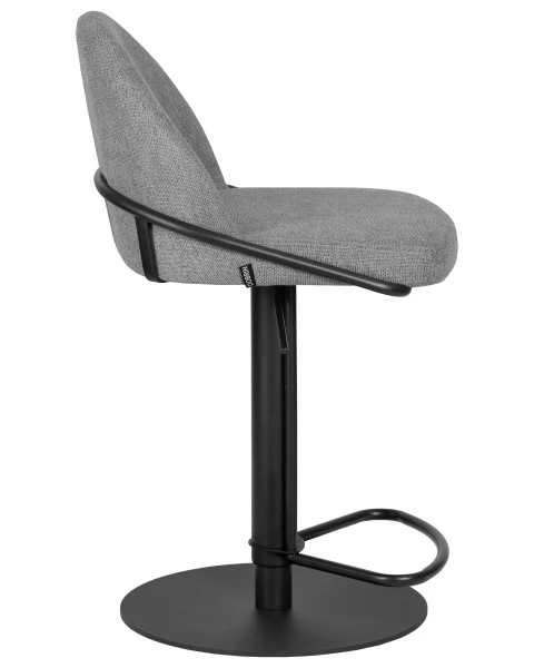 Стул барный DOBRIN OLIVER, серая ткань (FLY1347-17) для кафе, ресторанов и кухни