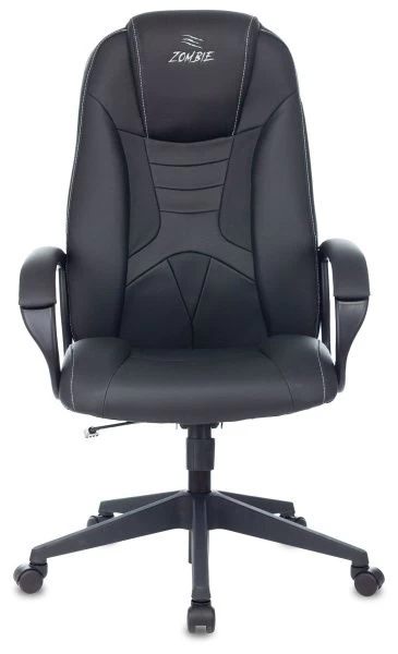 Кресло игровое Zombie 8 черный эко.кожа крестов. пластик | Купить в КупиКресла.ру