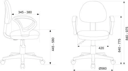 Кресло детское Бюрократ KD-3/WH/ARM фиолетовый Sticks 08 крестов. пластик пластик белый