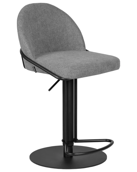 Купить Набор 2 шт Стул барный DOBRIN OLIVER, серая ткань (FLY1347-17) по низкой цене