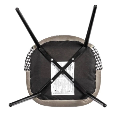 Купить Стул Leo латте с жаккардом в интернет-магазине КупиКресла.ру