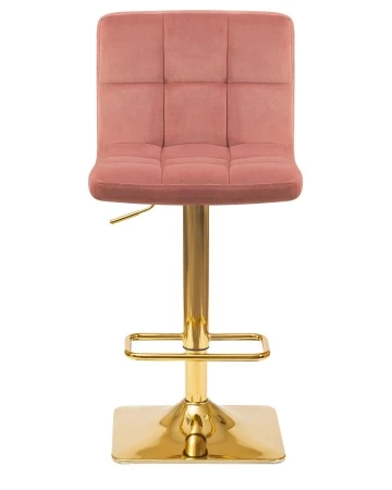 Купить Стул барный GOLDIE (пудрово-розовый велюр (MJ9-32)) по выгодной цене для кафе, ресторанов и кухни