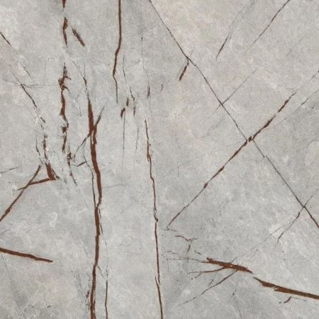 Купить Стол Dublin раскладной 120-160х80х75 серый мрамор с чёрными ножками по низкой цене