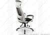 Кресло руководителя 109BL белый пластик/черная сетка