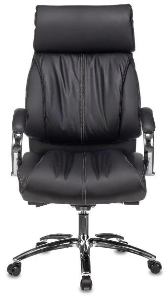 Кресло руководителя Бюрократ T-9904NSL черный кожа крестовина металл хром | Купить в КупиКресла.ру