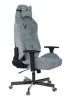 Кресла для геймеров - Кресло игровое Knight N1 Fabric серо-голубой Light-28 с подголов. крестов. металл