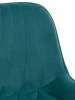 Купить Барный стул Everprof Grace Black (Грэйс Блэк) Ткань Темно-зеленый по выгодной цене для кафе, ресторанов и кухни