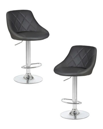 Набор 2 шт Стул барный DOBRIN LOGAN, серый