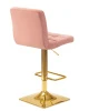 Купить Стул барный DOBRIN GOLDIE, пудрово-розовый велюр (MJ9-32) по выгодной цене для кафе, ресторанов и кухни