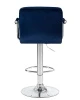 Купить Стул барный DOBRIN KRUGER ARM, синий велюр (MJ9-117) по выгодной цене для кафе, ресторанов и кухни