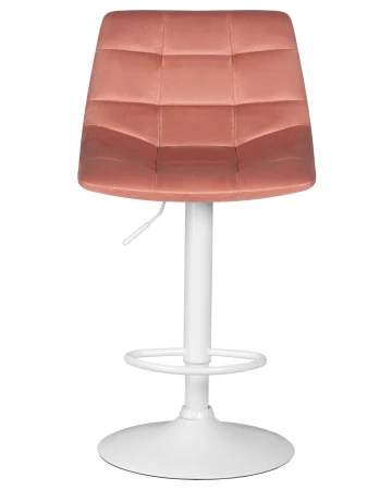 Купить Набор 2 шт Стул барный DOBRIN TAILOR WHITE, пудрово-розовый велюр (MJ9-32) в интернет-магазине КупиКресла.ру
