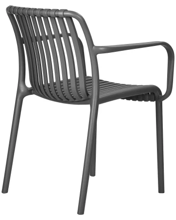 Купить Стул обеденный DOBRIN WALTER ARM, темно-серый (GR-04) в интернет-магазине КупиКресла.ру