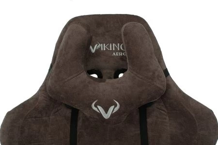 Кресла для геймеров - Кресло игровое Zombie VIKING KNIGHT Fabric темно-коричневый Light-10 с подголов. крестовина металл